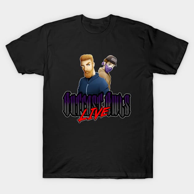 Live Show Cartoon #1 T-Shirt by OutcastOwls